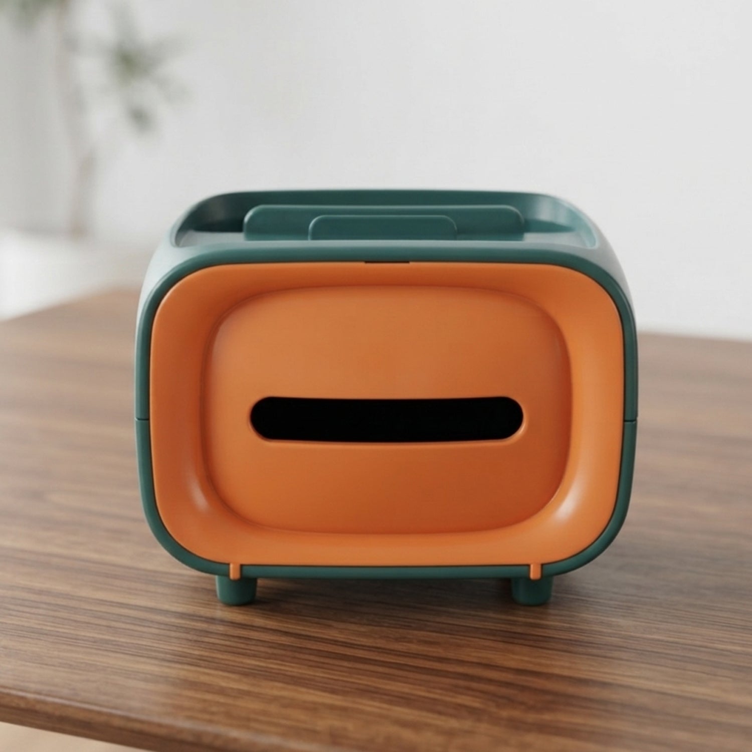 Multipurpose plastic tissue storage box