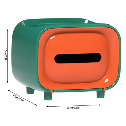 Plastic desktop tissue storage box dimensions