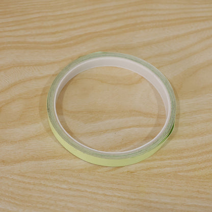 Actual photo of fluorescent glow tape roll