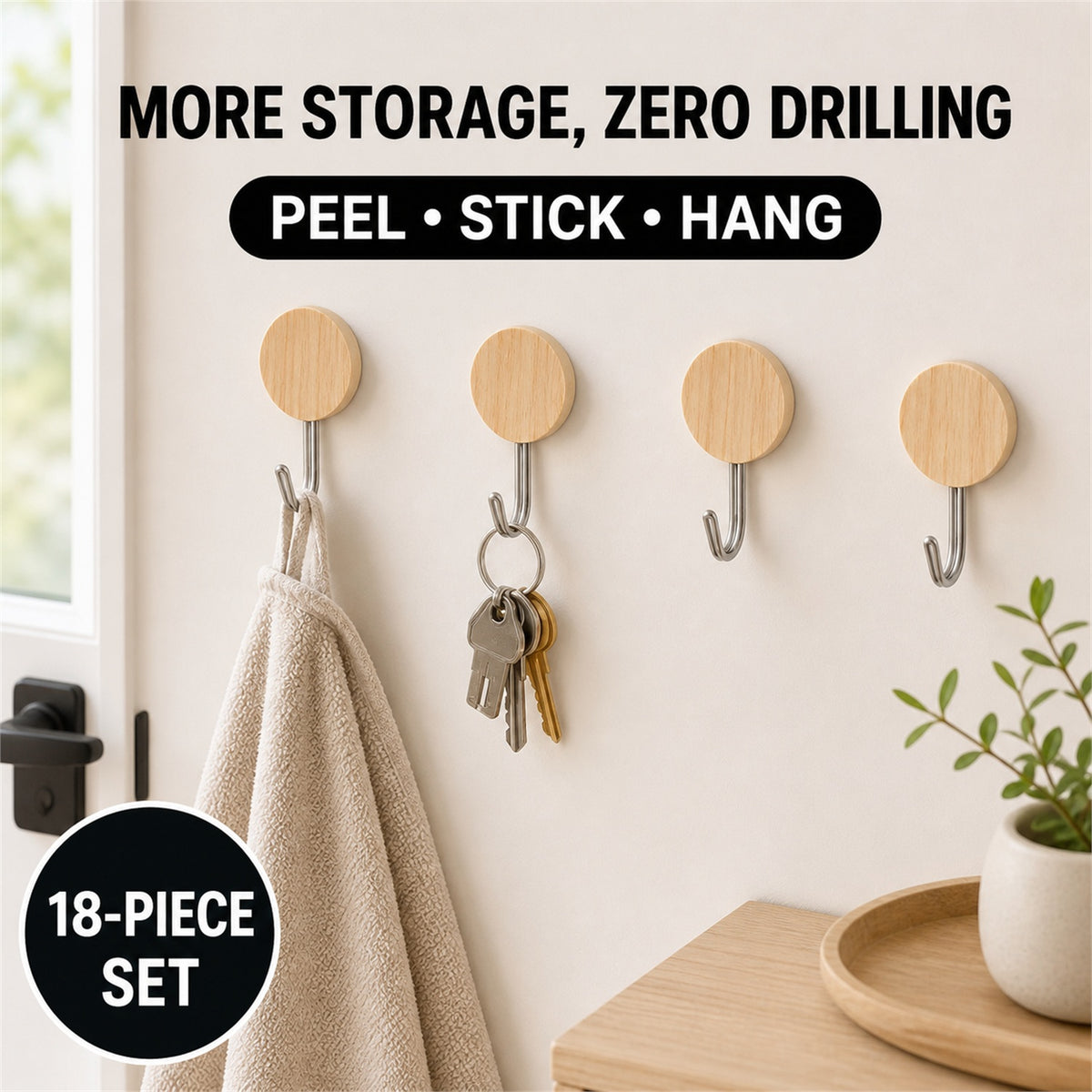 23320_self_adhesive_wall_hooks_18pc lifestyle