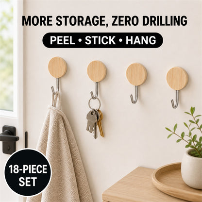 23320_self_adhesive_wall_hooks_18pc lifestyle