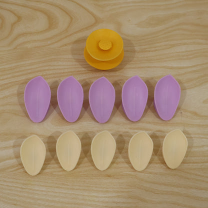Plastic double layer flower clip live product image