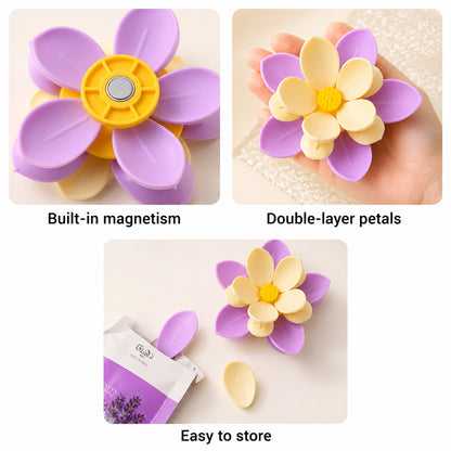 Plastic flower design food bag clips product image 3