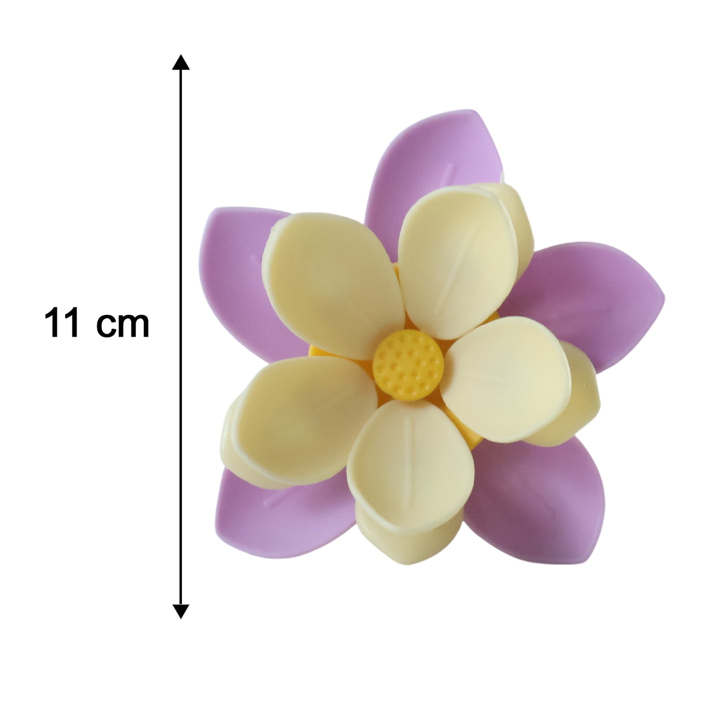 Plastic double layer flower clip dimensions