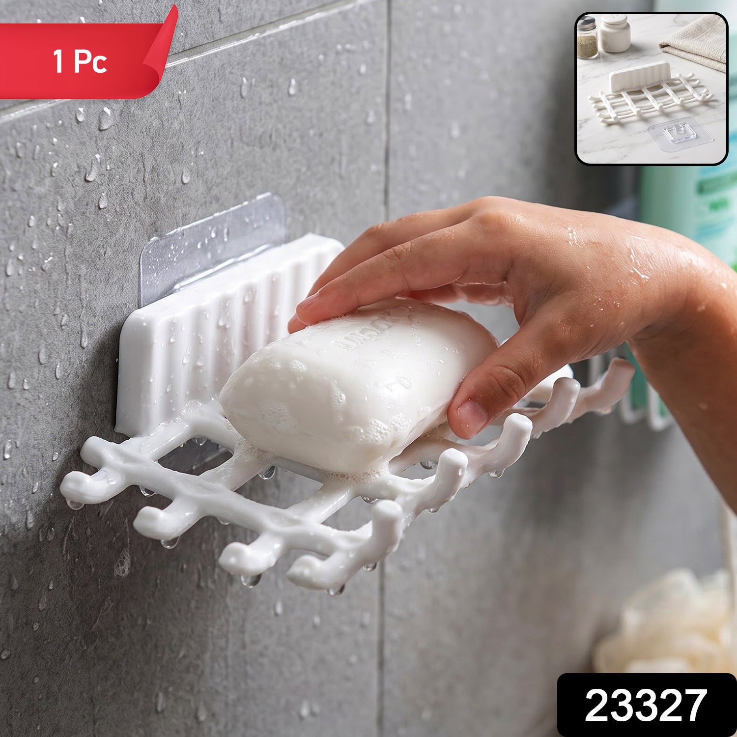 23327 plastic wall mount soap dish SKU image