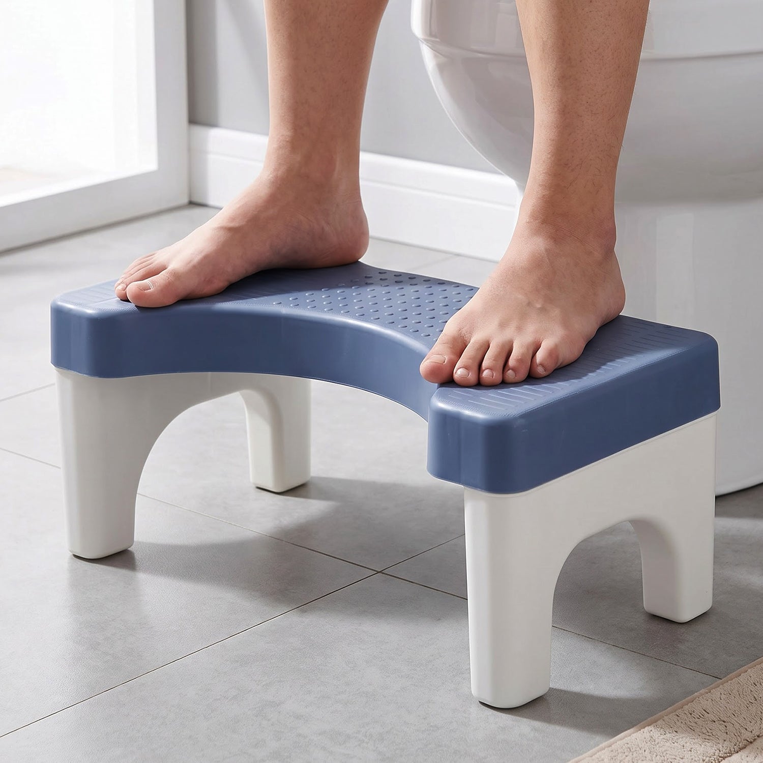 Plastic toilet squat stool view 3