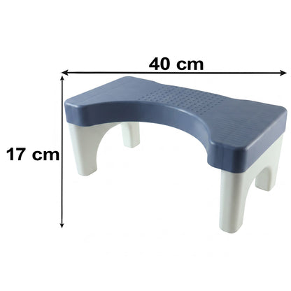Plastic toilet squat stool view 6