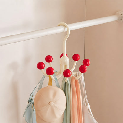 rotating hanger hook bags and caps