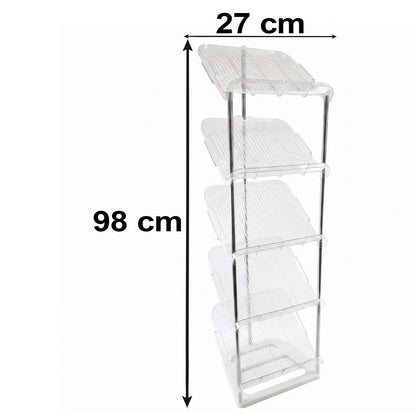 5 tier shoe storage rack dimensions