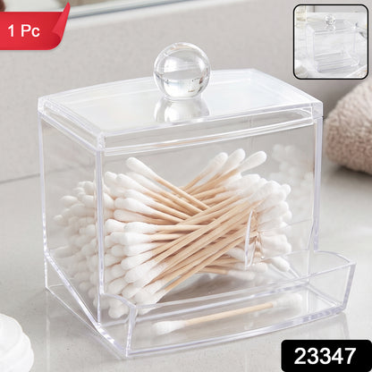 Transparent acrylic cotton swab organizer - image 2