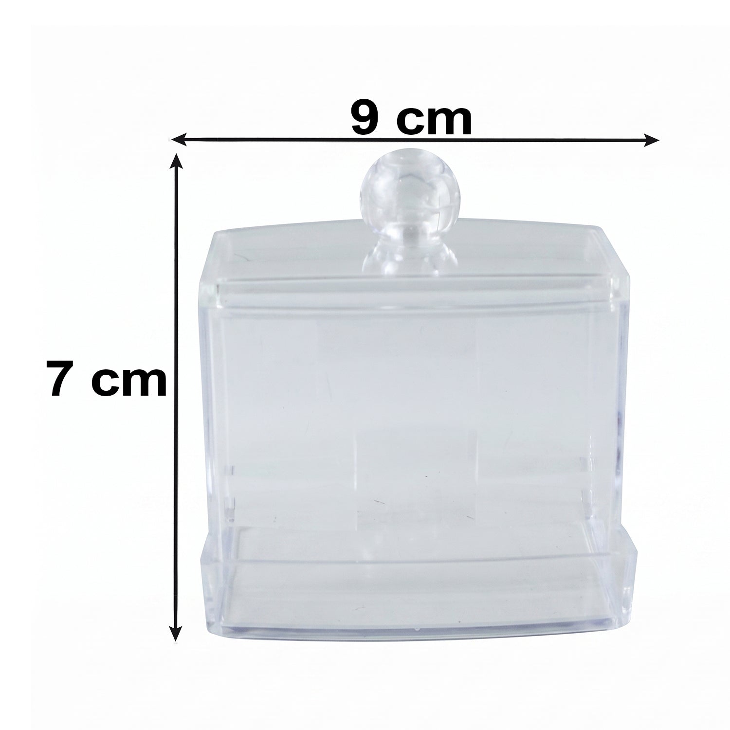 Transparent acrylic cotton swab organizer - image 6