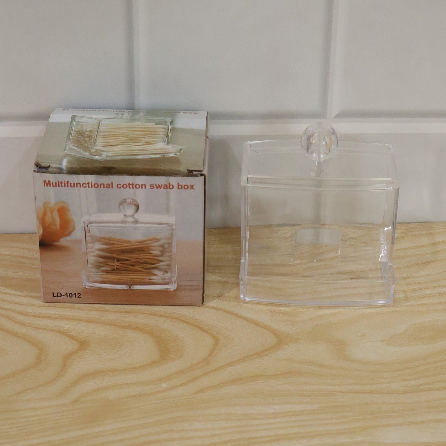 Transparent acrylic cotton swab organizer - image 9