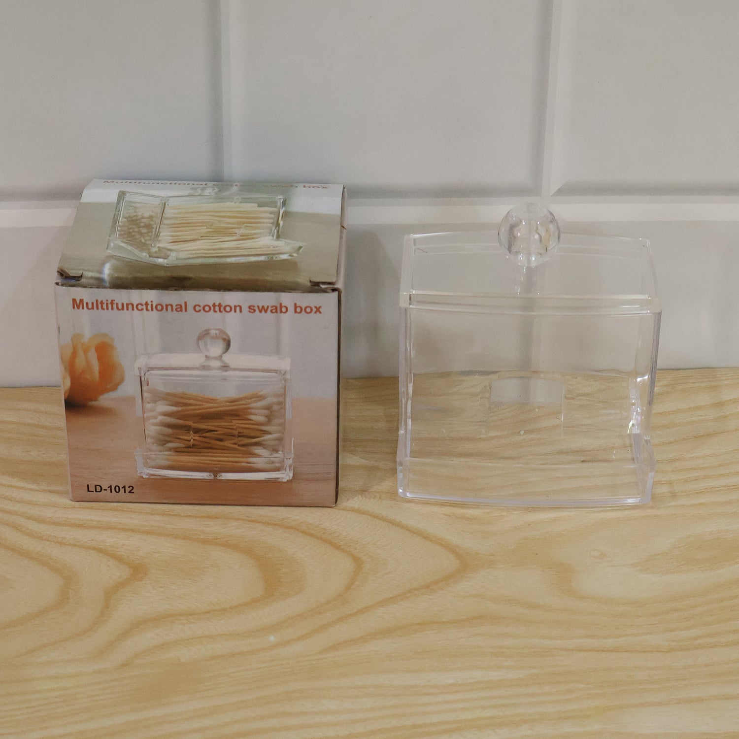 Transparent acrylic cotton swab organizer - image 9