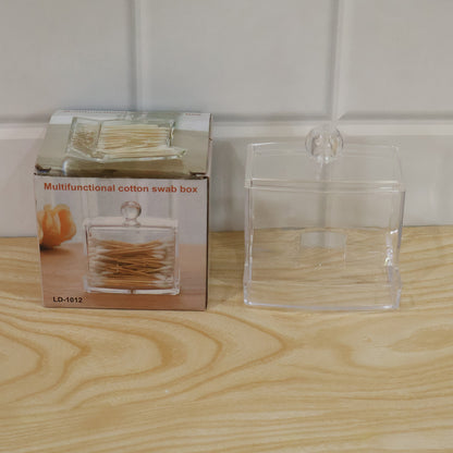 Transparent acrylic cotton swab organizer - image 9