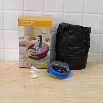 Inflatable Sofa Bed Chair with Foot Pump for Indoor and Outdoor Relaxation (1 Pc) - image 11