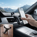 Universal Adjustable Car Phone Holder with Gravity Lock for Air Vent Use (1 Pc)
