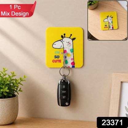 23371 mix cartoon self adhesive wall hook SKU