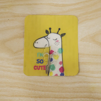 Mix cartoon self adhesive wall hook live photo