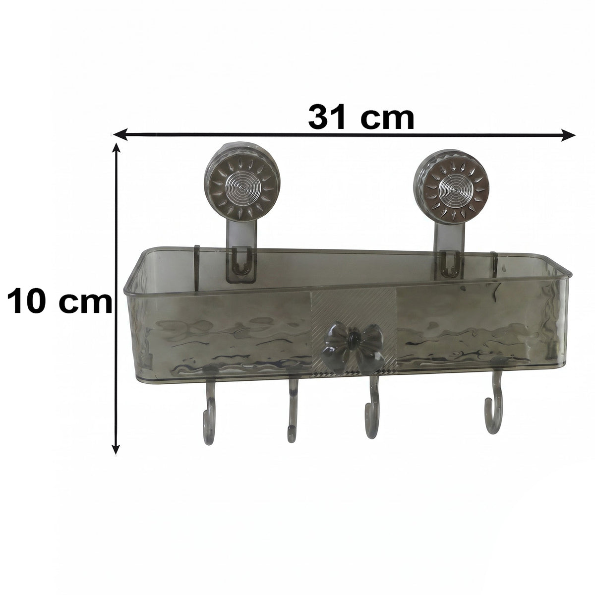 Wall mounted bathroom shelf dimensions
