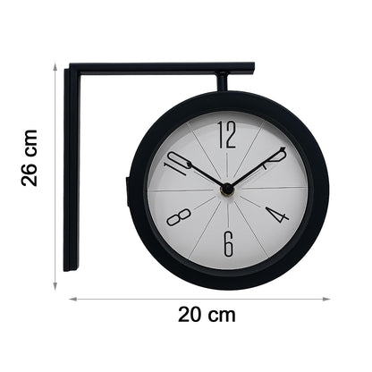 Wall clock size 26 by 20 cm