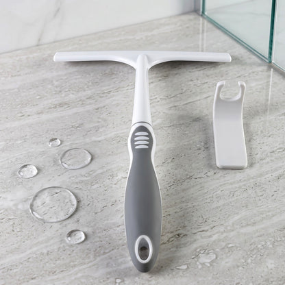 Glass wiper with hanging holder