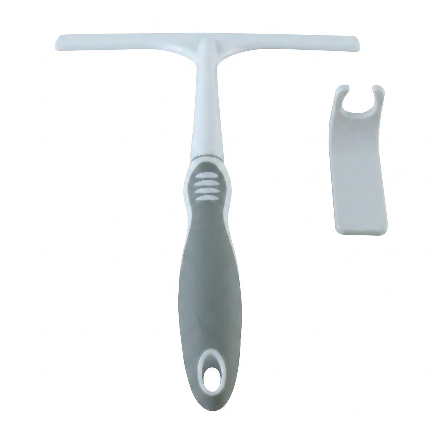 Plastic glass wiper on white background