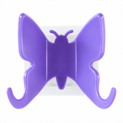 Plastic butterfly self adhesive wall hook - view 08