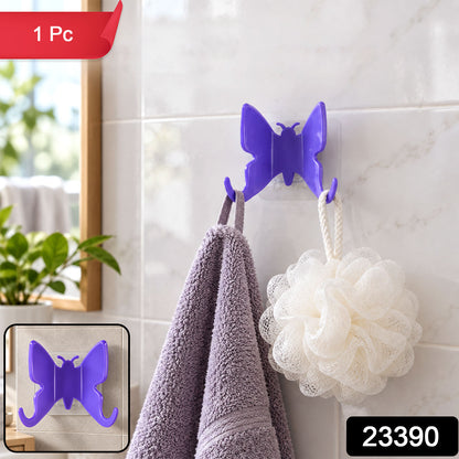 Butterfly wall hook with product code 23390 and 1 Pc label