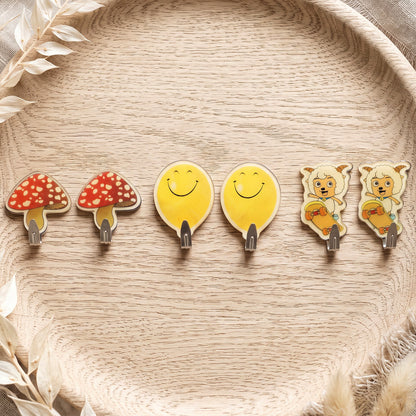 Mixed cartoon adhesive wall hook designs