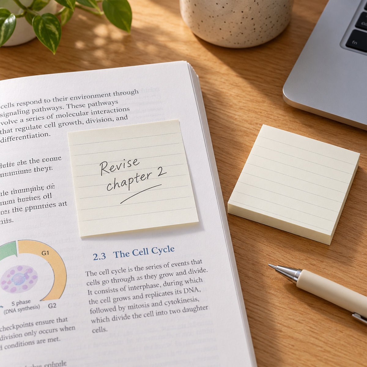 Lined self adhesive sticky notes three inch square hundred pages 04