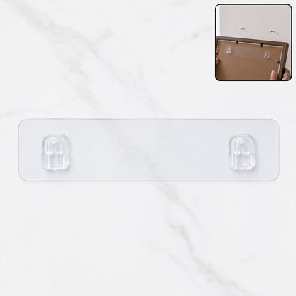 Adhesive Plastic Wall Hook Strong Sticky Hook for Kitchen Bathroom Home (1 Pc)