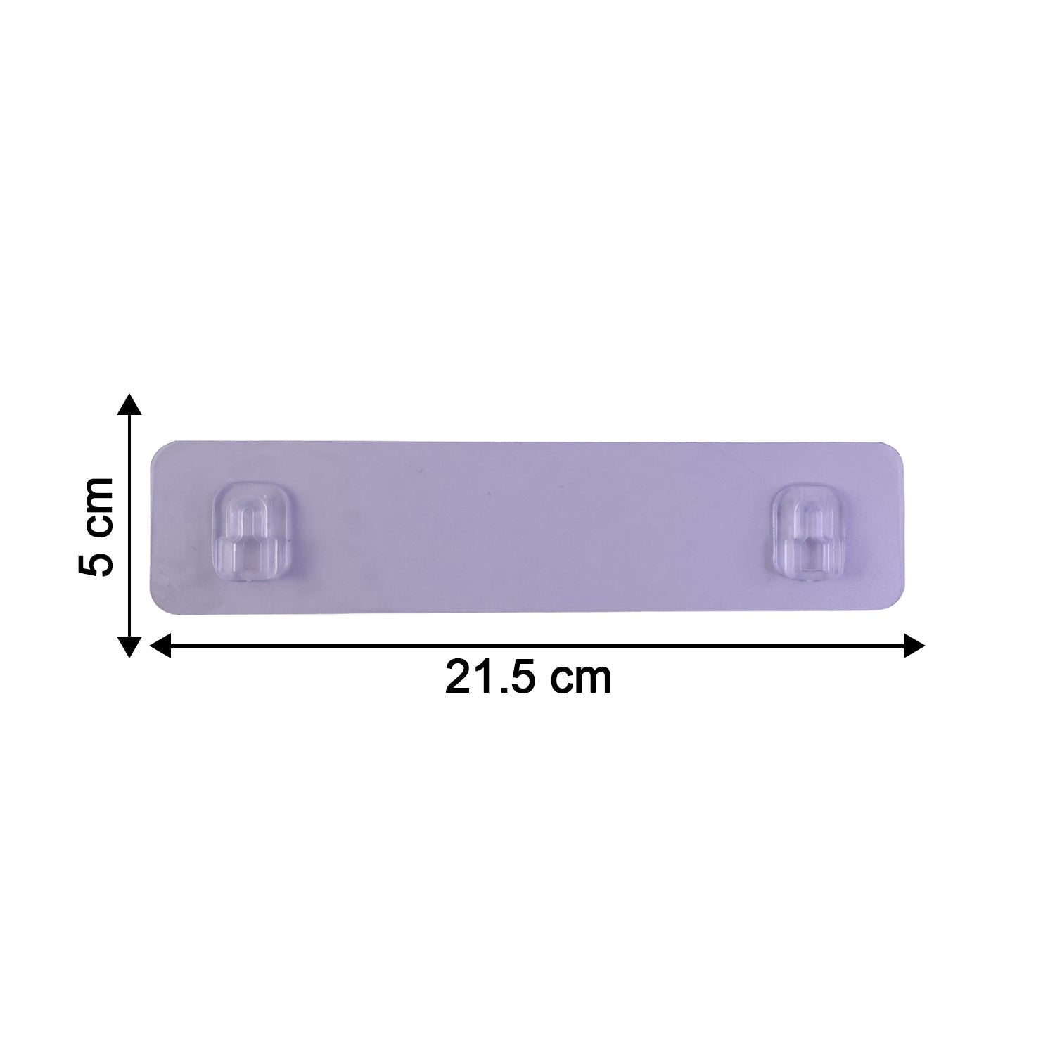 Adhesive Plastic Wall Hook Strong Sticky Hook for Kitchen Bathroom Home (1 Pc)