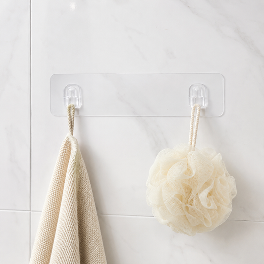 Adhesive Plastic Wall Hook – Strong & Waterproof for Home & Kitchen