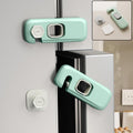 Adhesive Child Safety Lock for Refrigerator, Cabinet and Cupboard Doors (1 Pc)
