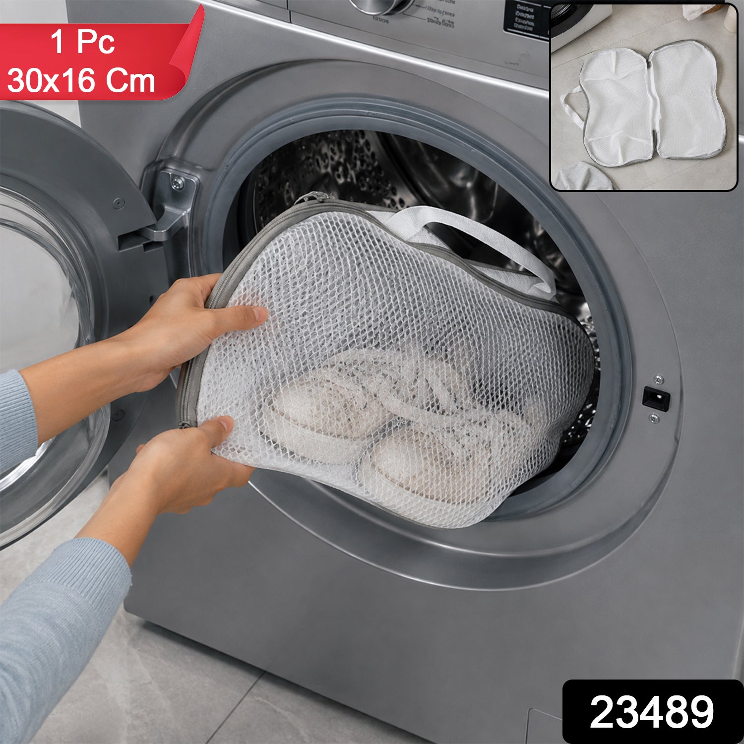 Reusable mesh laundry wash bag SKU 23489