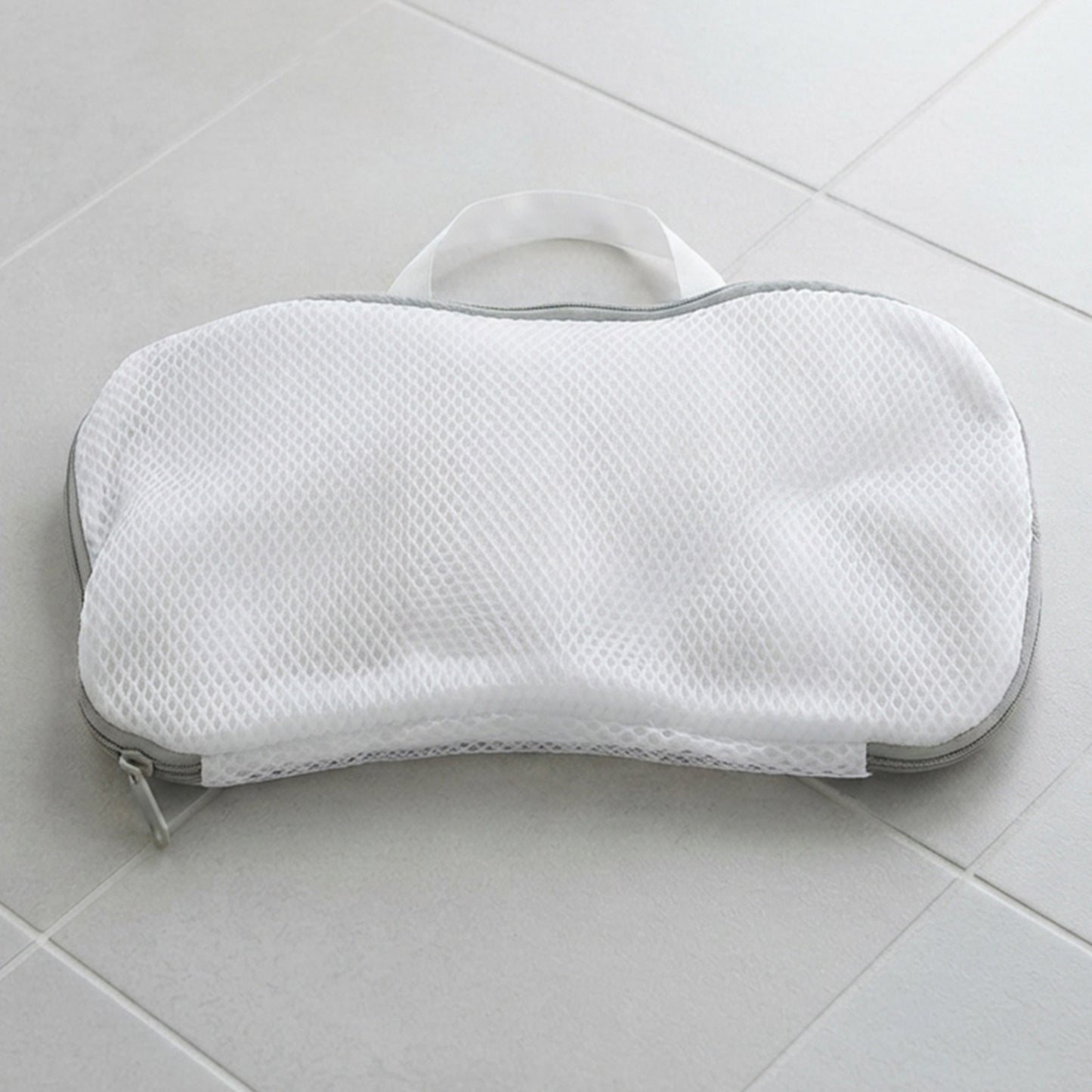 Protective laundry shoe washing bag use view