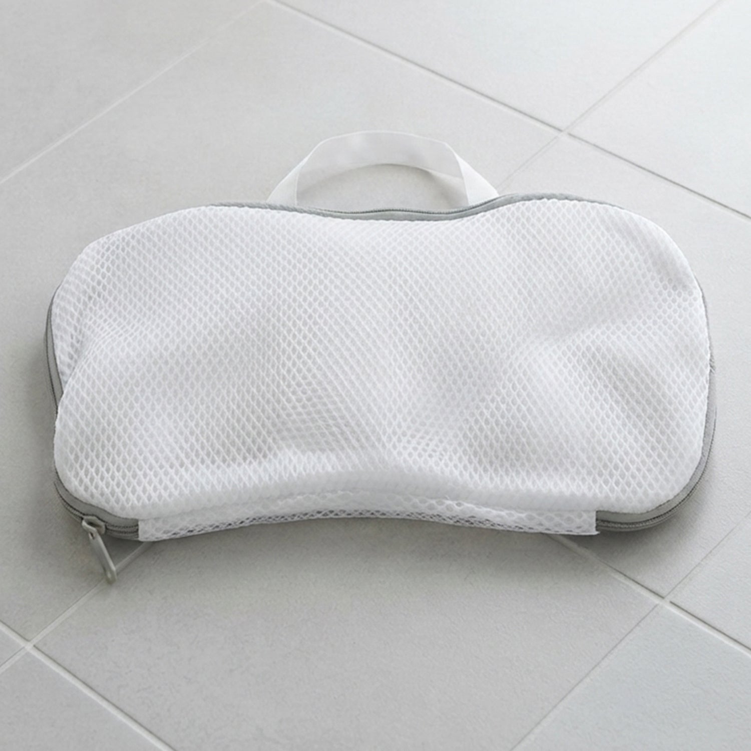 Protective laundry shoe washing bag use view