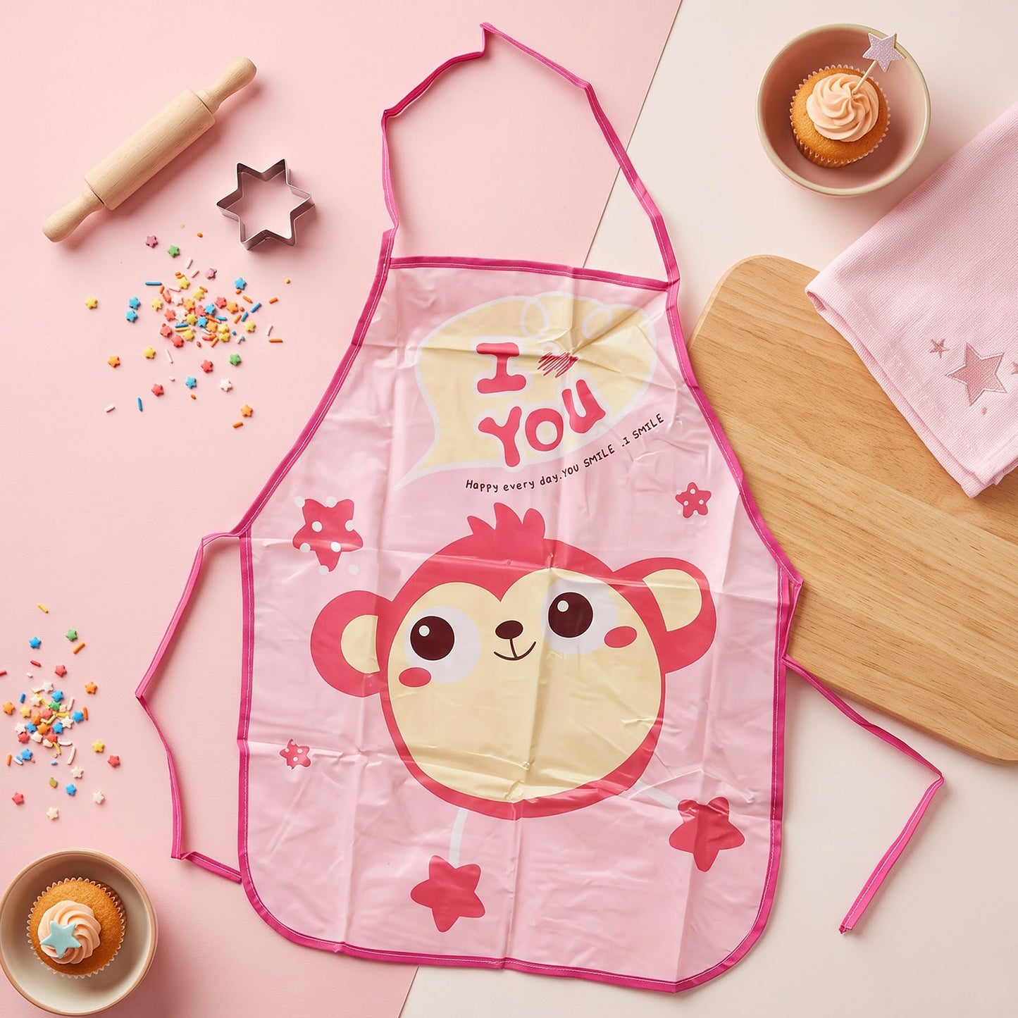 Kids apron on clean background