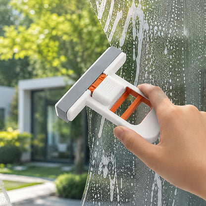 Portable mini mop for window glass