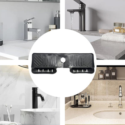 Multipurpose faucet splash guard mat usage
