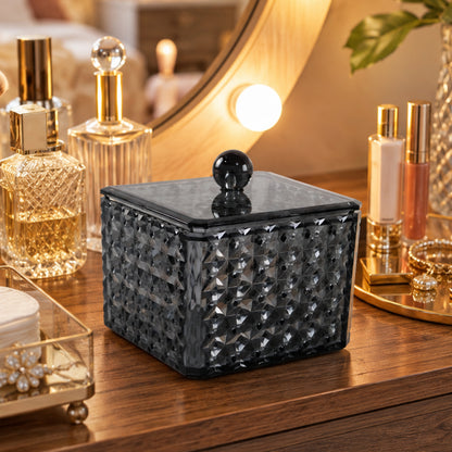 Covered cotton swab organiser lifestyle view