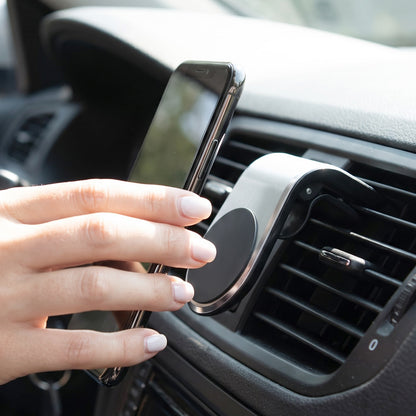 Compact magnetic smartphone mount