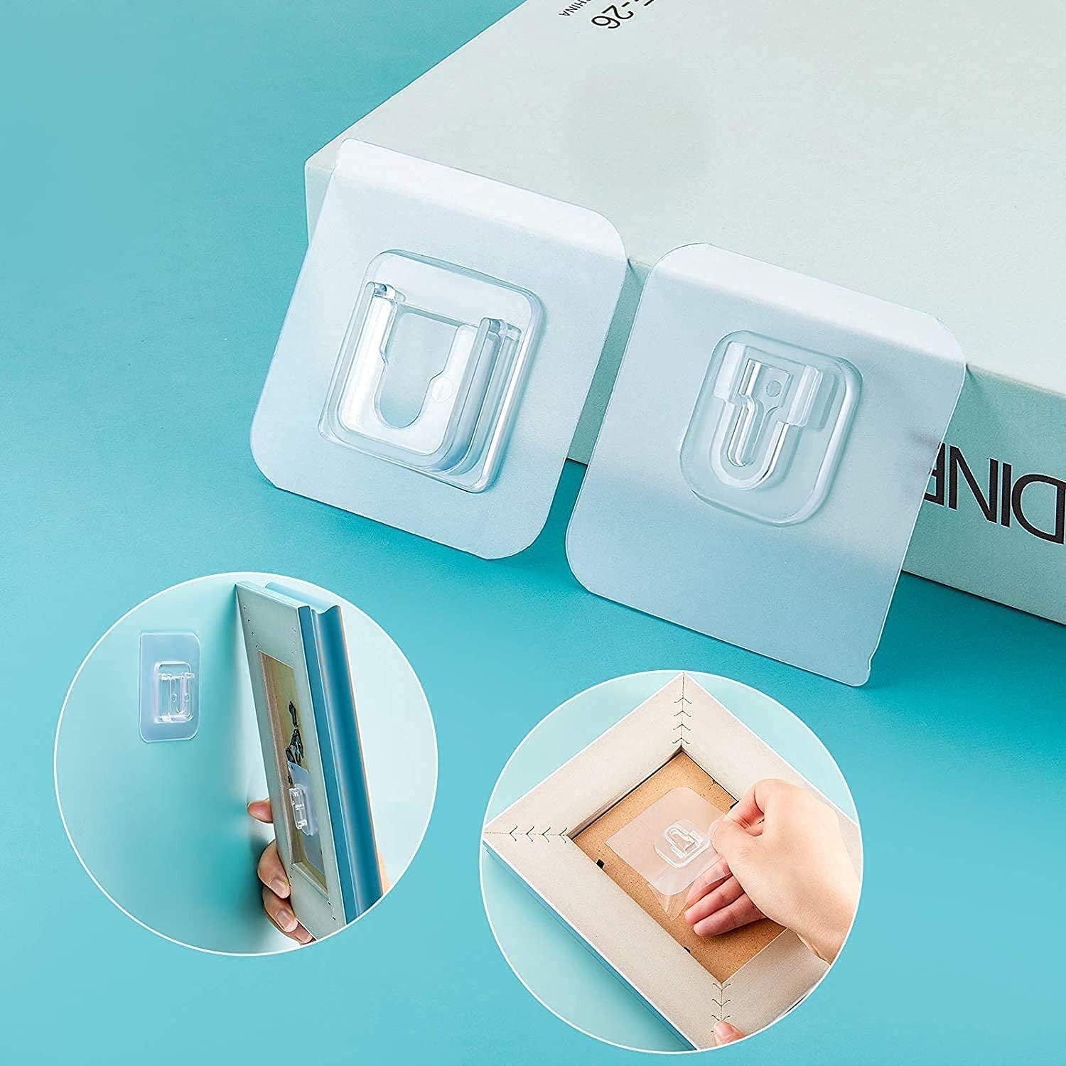 Punch-Free Adhesive Plastic Wall Hook