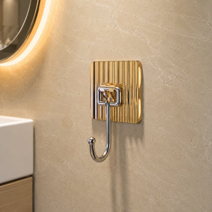 Self Adhesive Wall Hook Strong Sticky Holder for Kitchen Bathroom Door (1 Pc)