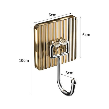 Self Adhesive Wall Hook Strong Sticky Holder for Kitchen Bathroom Door (1 Pc)