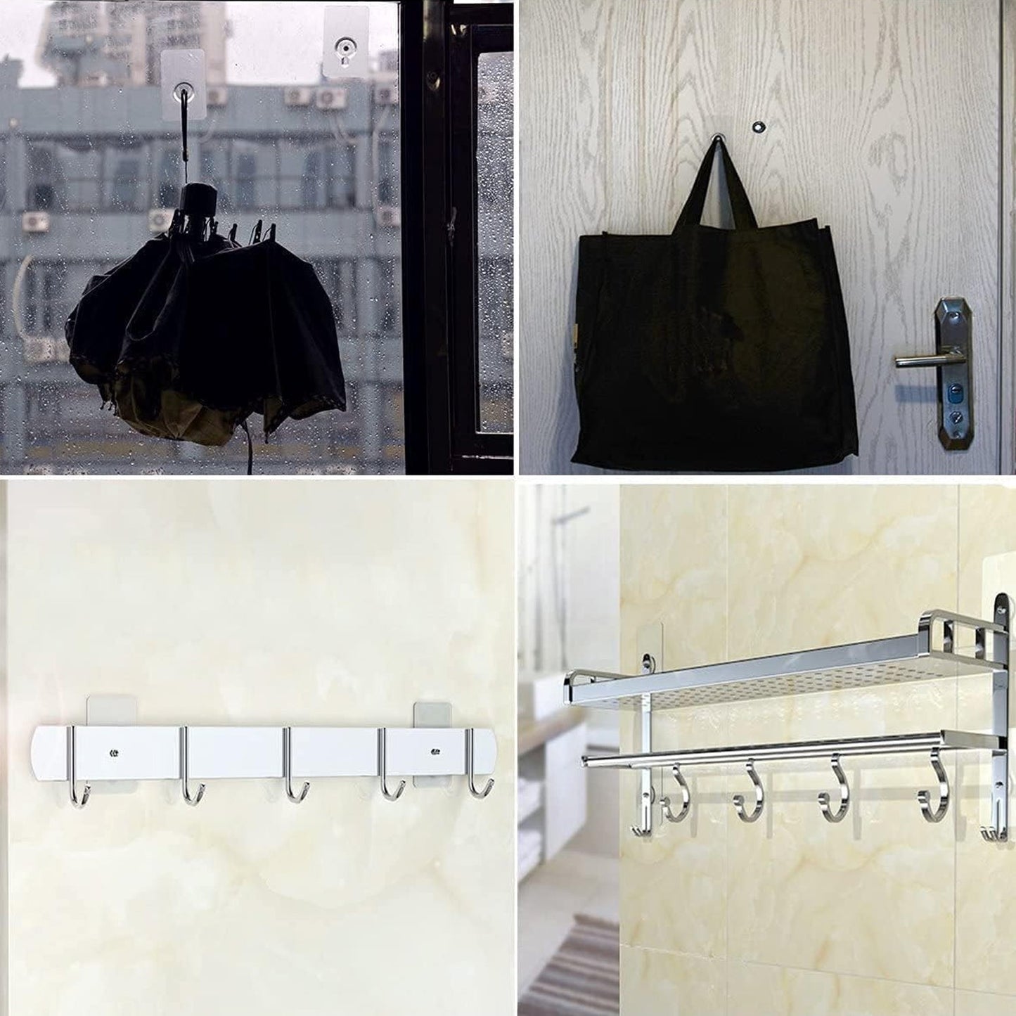 Transparent hook home decor