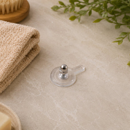 Transparent nail free wall hook