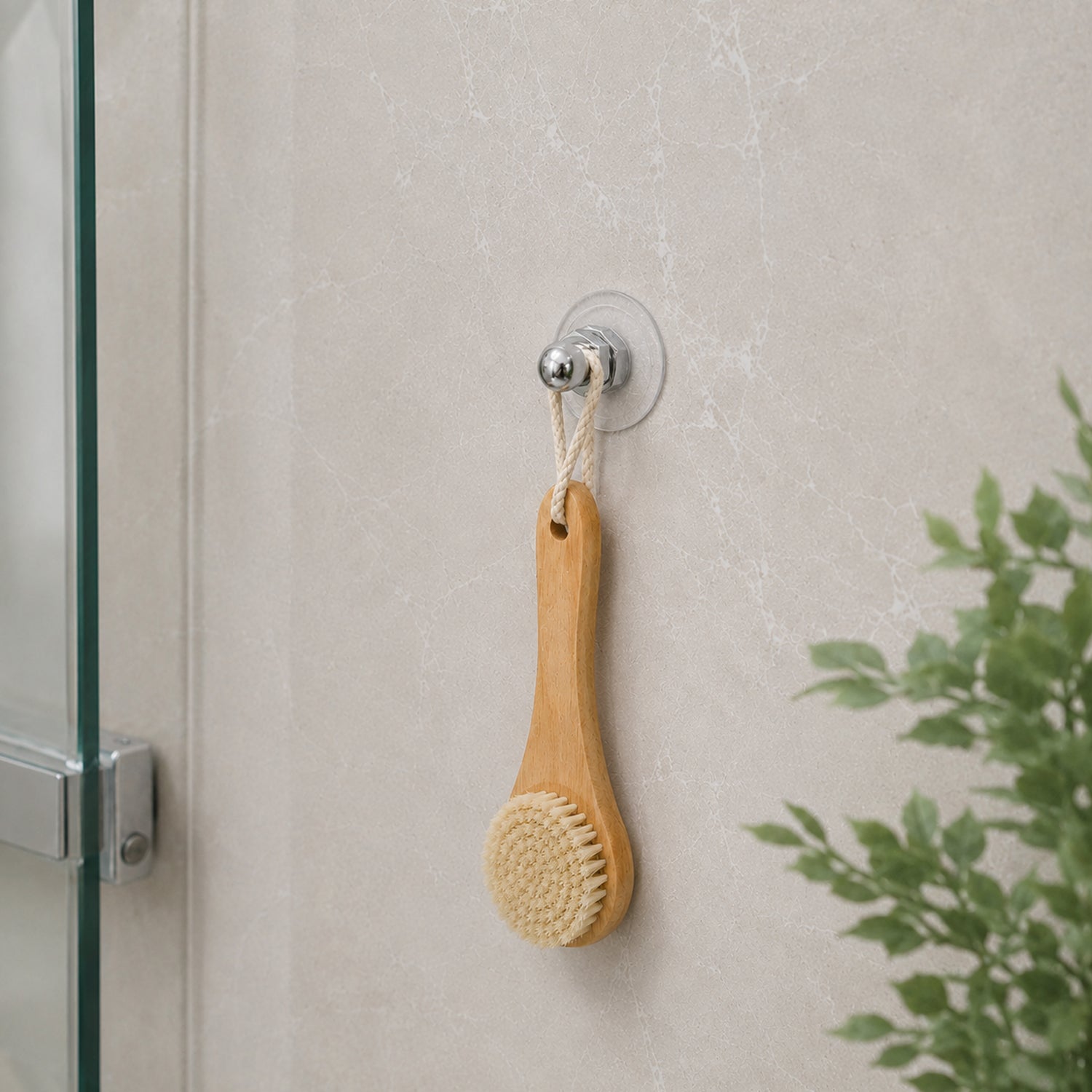 Wall hook bathroom essentials