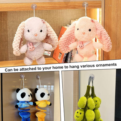 Adhesive hook hanging items use