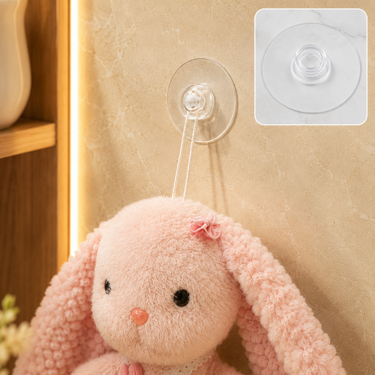 Self-Adhesive Wall Hook, Damage-Free & Easy to Install